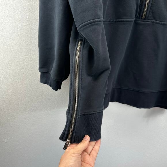 Free People Movement Venture Pullover Black Large Sweatshirt - Picture 5 of 10